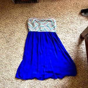 Strapless dress from boutique.